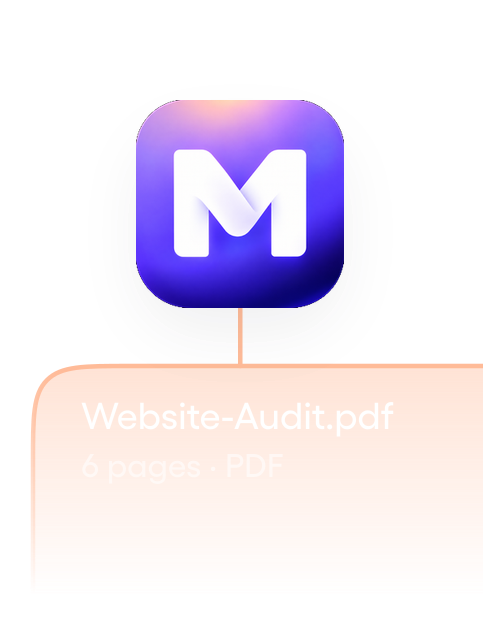 Ad spend audit PDF produced by Mark